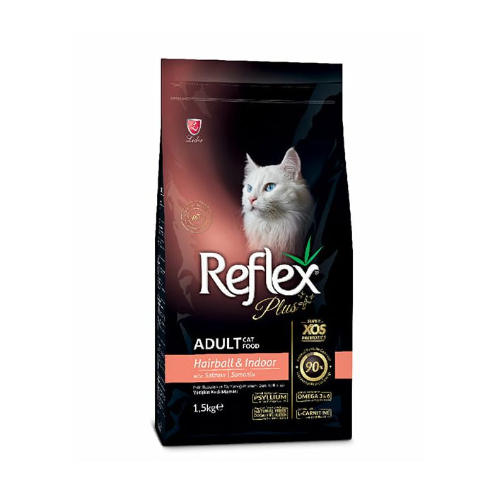 Reflex Plus Adult Hairball & Indoor losos hrana za mačke 1,5kg