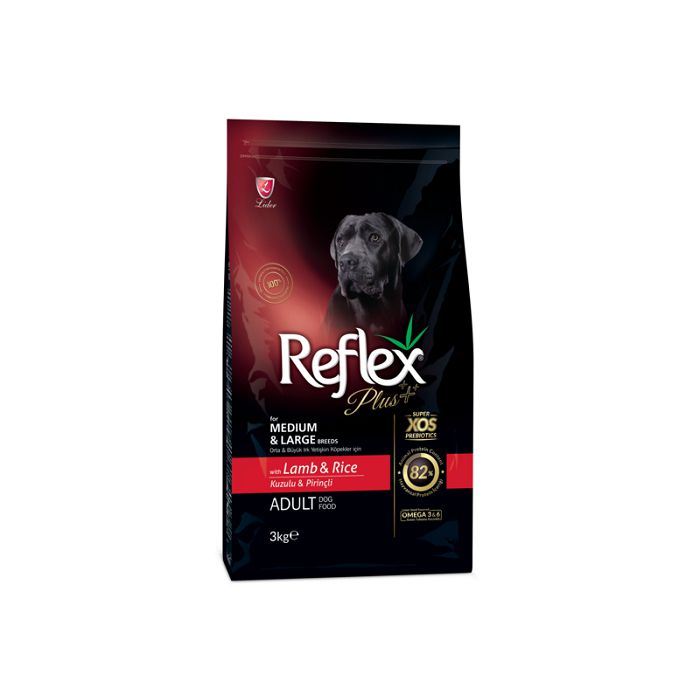 Reflex Plus Adult Medium & Large janjetina hrana za pse 3kg