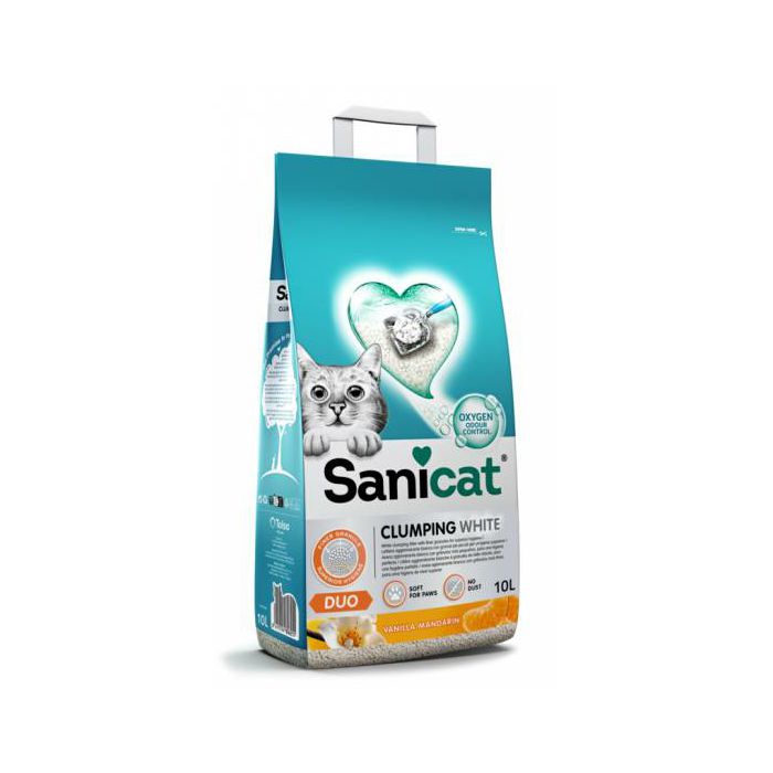 Sanicat Duo grudvajući pijeskak za mačke 10 lit