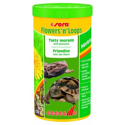 Sera Flowers´ N´Lops hrana za kornjače i reptile 1000ml