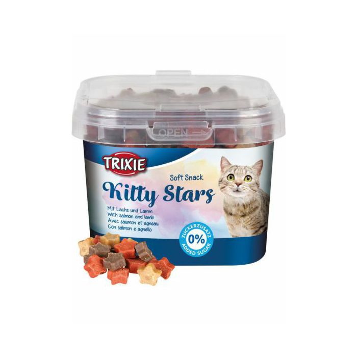 Trixie Kitty Stars soft snack poslastica za mačke losos i janjetina 140g