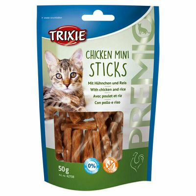 Trixie Premio Mini Sticks piletina i riža poslastica za mačke 50g