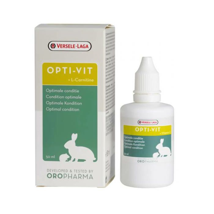 Versele-Laga Oropharma Opti-Vit s L-karnitinom i vitaminima za kuniće i glodavce 50ml