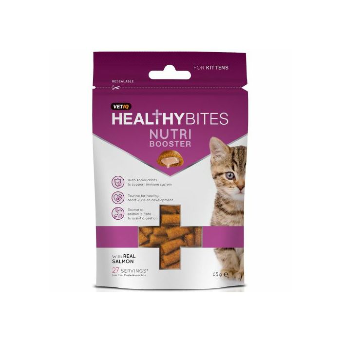 VetIQ Healthy Bites Nutri Booster vitaminska poslastica sa lososom za mačiće 65g