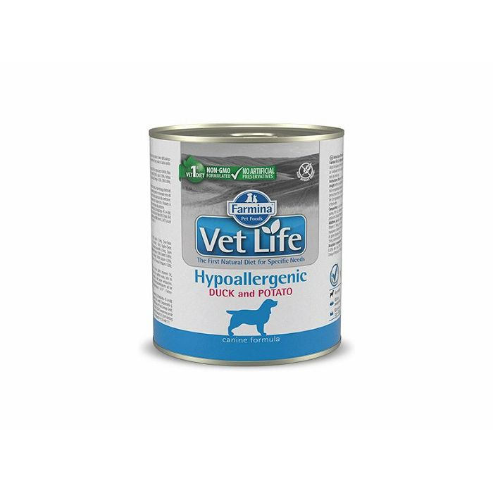 VetLife Hypoallergenic Natural Diet patka hrana za pse 300g