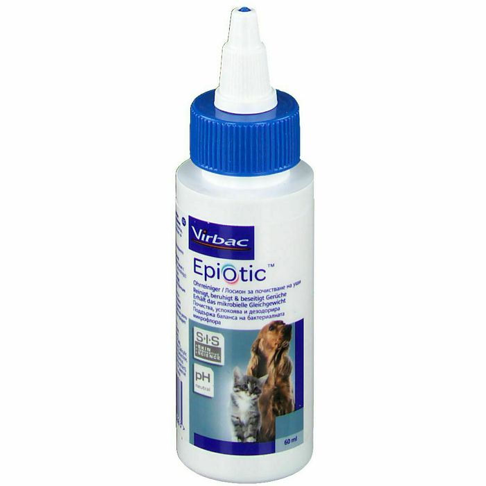 Virbac EpiOtic kapi za čišćenje ušiju pasa i mačaka 60ml