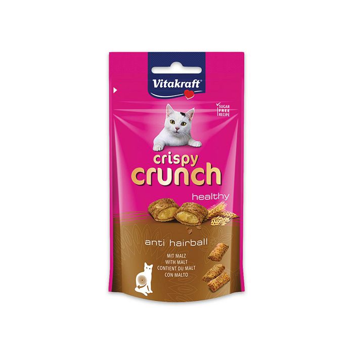 Vitakraft poslastica za mačke Crispy Crunch Anti Hairball 60g